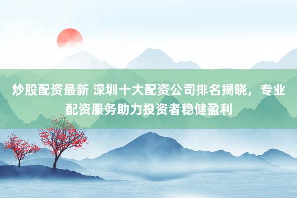 炒股配资最新 深圳十大配资公司排名揭晓，专业配资服务助力投资者稳健盈利